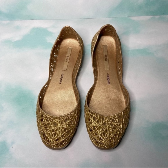 Melissa jelly gold flats - Picture 2 of 7